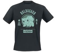 Pokemon - Collegiate Bulbasaur (UNIS Black T-Shirt) M