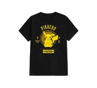Pokémon - Collegiate Pikachu - T-Shirt - black - L - 100% Cotton,Jersey L