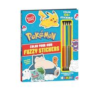 Pokemon Color Your Own Fuzzy Stickers (Klutz)