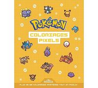 Pokémon - Coloriages pixels: Plus de 60 coloriages mystères tout en pixels !