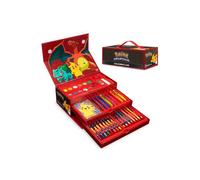 Pokemon Colouring Case 52 Pcs Art Case Pokemon Multicolor