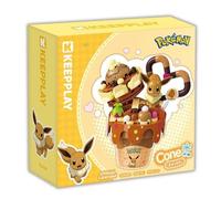 Pokémon Cone Building Blocks Toy Set | Keeppley | Lego Compatible | Simplified Chinese | 15+ Years | Eevee