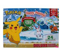 Pokemon Deluxe Holiday Calendar: 15 Detailed 2-Inch Figures & 9 Exclusive Diorama Accessories, Daily Surprises for Collectors