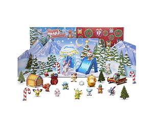 POKÉMON DELUXE HOLIDAY CALENDAR - Features 15 2-Inch Battle Figures with Special Finish and Nine Diorama Accessories