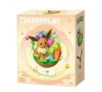 Pokémon Dessert Building Blocks Toy Set | Keeppley | Lego Compatible | Simplified Chinese | 15+ Years | Eevee