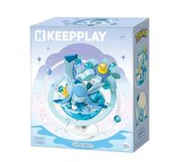 Pokémon Dessert Building Blocks Toy Set | Keeppley | Lego Compatible | Simplified Chinese | 15+ Years | Glaceon