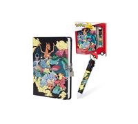 Pokemon Diary & 10 Colour Pen Set Pokemon Multicolor