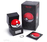 The Wand Company Original Poké Ball Authentic Replica - Realistic, Electronic, Die-Cast Poké Ball with Display Case Light Features - Officially Licensed by Pokémon