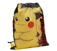 Pokemon Drawstring Bag Kids PE Kit Gym Swim Bag For Boys & Girls School Trainer School Pikachu Print