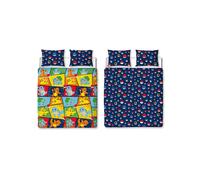 Pokemon Duvet Cover Bedding Set Double Reversible Retro Boys Girls Polycotton