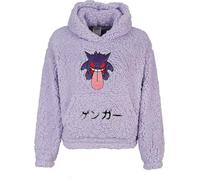 Pokémon Ectoplasma Women's Hooded Sweatshirt Lilac 100% Polyester Regular/Regular Fit