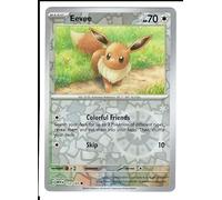 Pokemon - Eevee 133/165 - Pokemon 151 - Reverse Foil - Single Card