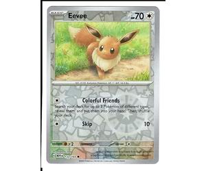 Pokemon - Eevee 133/165 - Pokemon 151 - Reverse Foil - Single Card