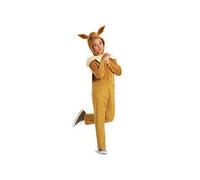 Pokemon Eevee Hooded Jumpsuit Classic Costume Black