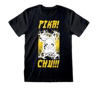 Pokemon Pika! CHU!! T-Shirt L Black