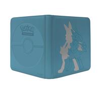 Ultra Pro | Pokemon Elite Series: Lucario 12-Pocket Zippered PRO Binder | Trading Card Game Accessory| Ages 6+