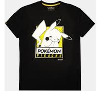Pokémon - Embarrassed Pika - Men's Short Sleeved T-shirt Black