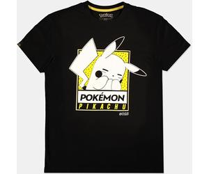Pokémon - Embarrassed Pika - Men's Short Sleeved T-shirt Black