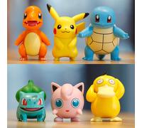 Pokemon Figures Mini Monster Pikachu Toy Cake Topper Kids Gift Model