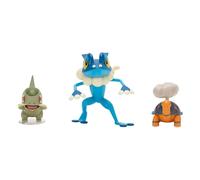 Pokemon First Partner Battle Figure Set Figure 3-Pack Torkoal, Axew & Frogadier