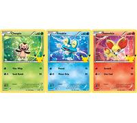 Pokemon First Partners Jumbo Card Lot - (Kalos) (Chespin, Fennekin, Froakie) - 25th Celebrations