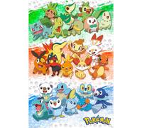 GB eye Pokémon First Partners 61 x 91.5cm Maxi Poster