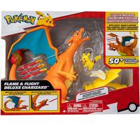 Pokèmon PKW2731 Deluxe Feature Includes 6 Interactive Charizard Plus 2-inch Pikachu Figure Launcher-Authentic Details, Pokemon-6in Style 1