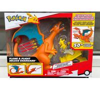 POKEMON FLAME & FLIGHT DELUXE CHARIZARD PLAYSET LIGHTS MOTIONS AND SOUNDS BNIB