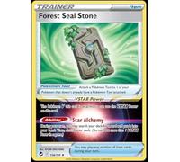 Pokemon Forest Seal Stone 156/195- Silver Tempest - Holo Rare