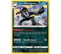 Pokemon GALARIAN OBSTAGOON HOLO 30/73 CHAMPION'S PATH