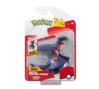 Pokémon Garchomp Battle Feature Figure - 4.5-Inch Garchomp Battle Ready Figure with Tail Swing Attack