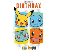 pokemon, generic, birthday card