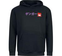 Pokémon Gengar Block Print Men's Hoodie Black Fan Merch, Gaming, black, S