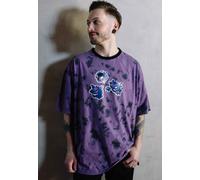 Pokémon - Ghost Tie-Dye Purple Oversized - T-Shirt - multicolored - M - 100% Cotton,Jersey M