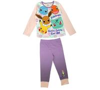 Pokémon, Girls 2 Piece Pyjamas Set Gotta Catch Em All!, Pink/Lilac, Age 5-6 Years
