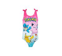 Pokemon Girl's Pikachu Bow Swimsuit in Pink | Size: 8-9 Years Pokemon Pink 8-9 Years