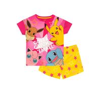 Pokemon Girl's Short Pyjamas in Pink | Size: 5-6 Years Pokemon Pink 5-6 Years
