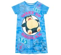 Pokemon Girl's Snorlax Nightdress in Blue | Size: 10-11 Years Pokemon Blue 10-11 Years