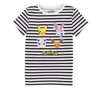 Pokemon Girls Striped T-Shirt NS6778