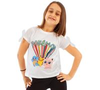 Pokemon Short Sleeved T-Shirt (Girls White)