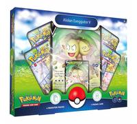 Pokemon GO TCG Trading Card Game Alolan Exeggutor V Box 4 Booster Packs promos!