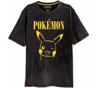 Pokemon - Graffiti Pikachu Acid Wash T-Shirt