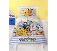 Pokémon Group Single Duvet Cover And Pillowcase Set