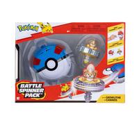 Pokémon Growlithe Battle Spinner Pack - Battle Spinner with Great Ball Spinner Launcher