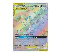 Pokemon Hidden Fates 69/68 Moltres & Zapdos & Articuno GX (Tag Team Rainbow Rare)
