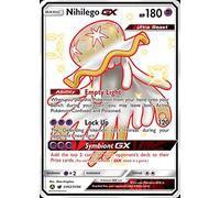 Pokemon Hidden Fates Nihilego GX - SV62/SV94 - Full Art Ultra Rare