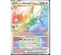 Pokemon - Hisuian Zoroark VStar 203/196 Lost Origin Secret Rainbow Rare Foil