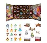 Pokémon Holiday Calendar 2025 - Features 16 2-Inch Battle Figures with Special Finish and Eight Unique Accessories