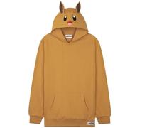 Pokemon Hoodie for Boys Teens, Hooded Sweatshirt, Pikachu Eevee Pullover Casual Sports, Long Sleeve Jumper, Anime Gifts for Boys (13-14 Years, Beige Eevee)