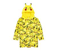 Pokemon Hoodie For Kids, Oversized Soft Warm Fleece Hoodie Blanket One Size Fits All 6-12 Years Old Yellow